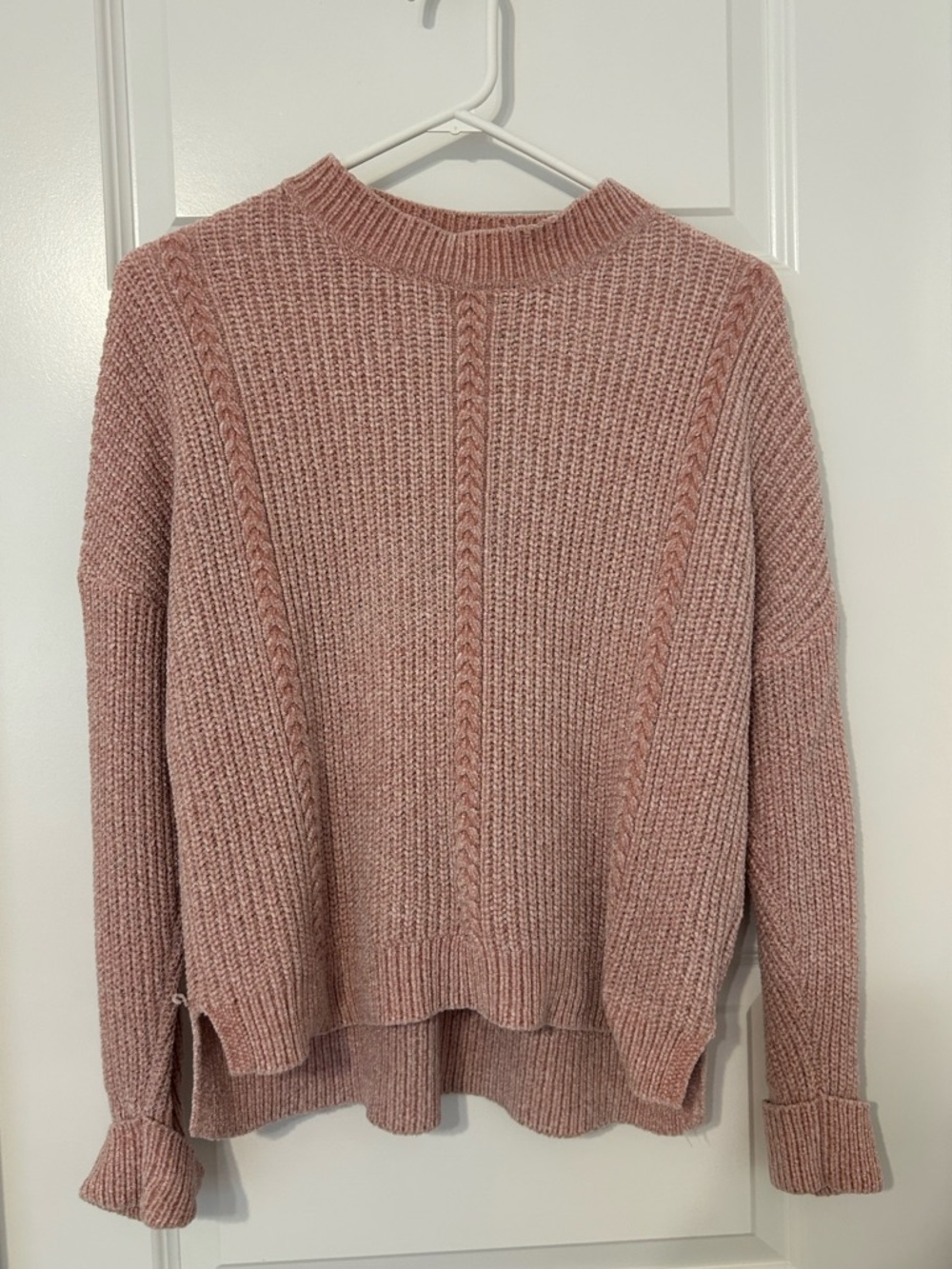 Soho Apparel Blush Pink Crewneck Sweater